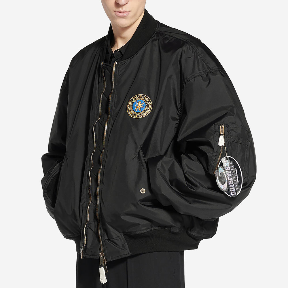 Balenciaga Large Fit Bomber Jacket – ZAP