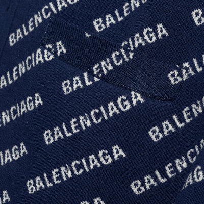 Balenciaga Logo Cardigan