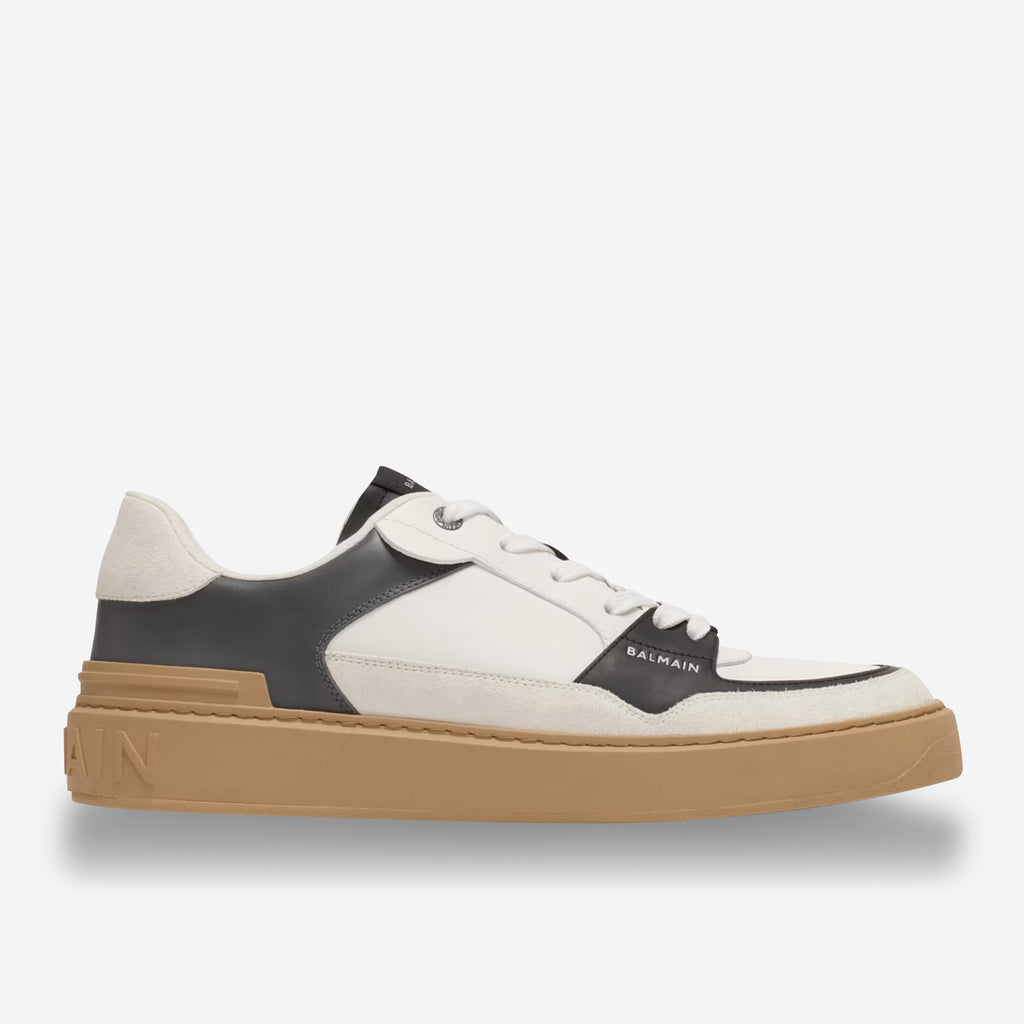 Balmain B-Court Flip Leather Sneakers – ZAP