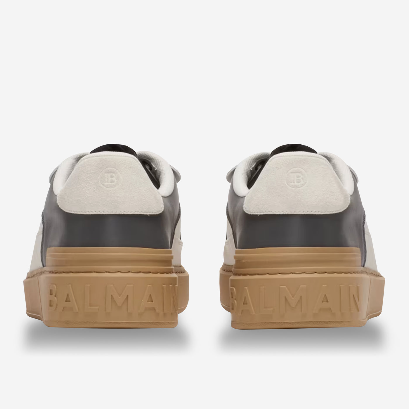 Balmain B-Court Flip Leather Sneakers