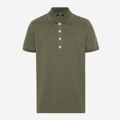 Balmain Monogram Polo Shirt