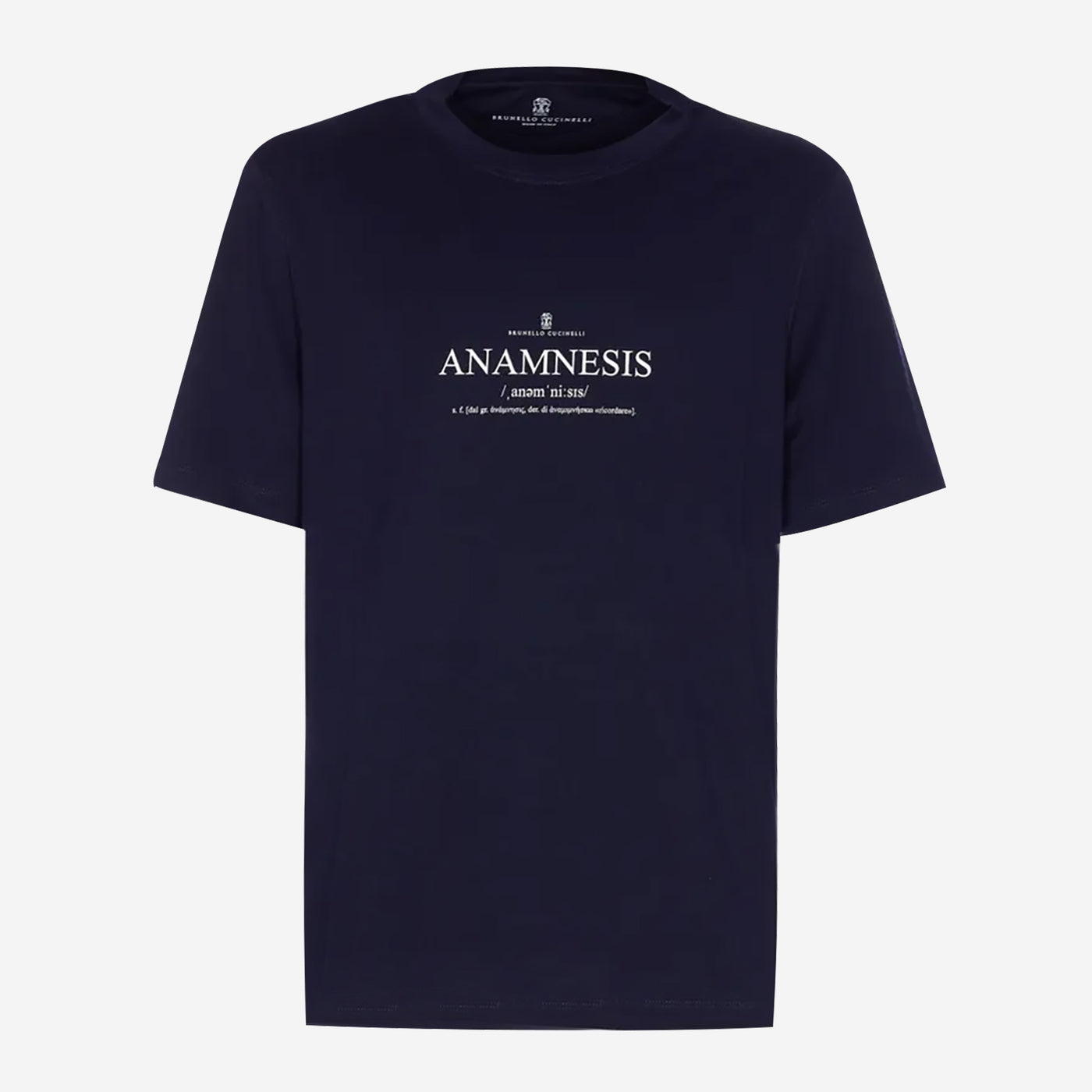 Brunello Cucinelli Anamnesis Logo Print T-Shirt