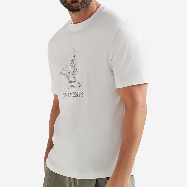 Brunello Cucinelli Anamnesis Logo Print T-Shirt – ZAP