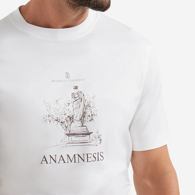 Brunello Cucinelli Anamnesis Logo Print T-Shirt