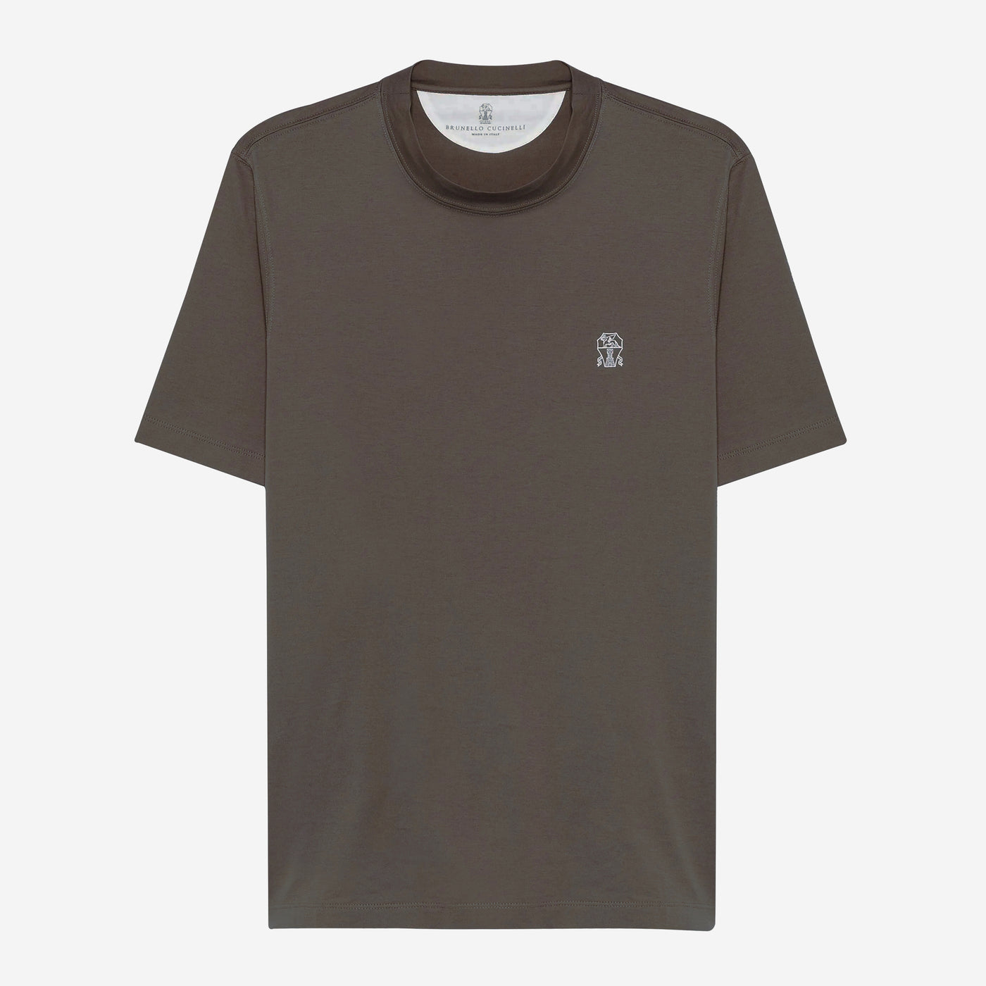 Brunello Cucinelli Cotton Jersey Logo T-Shirt
