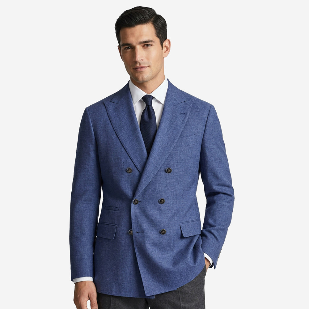 Brunello Cucinelli One-And-A-Half Breasted Metal Buttons Tailor