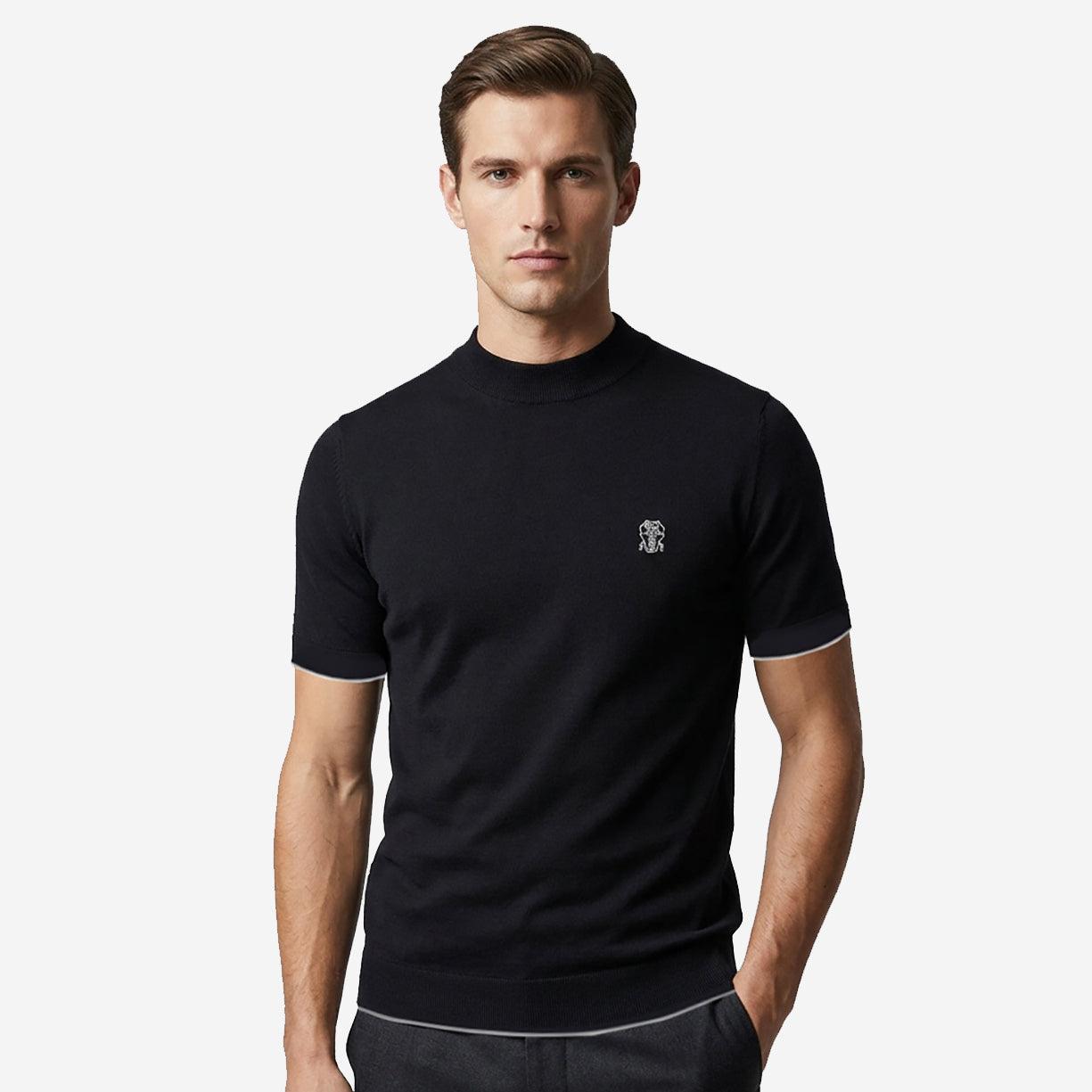 Brunello Cucinelli  Cotton Knit T-Shirt