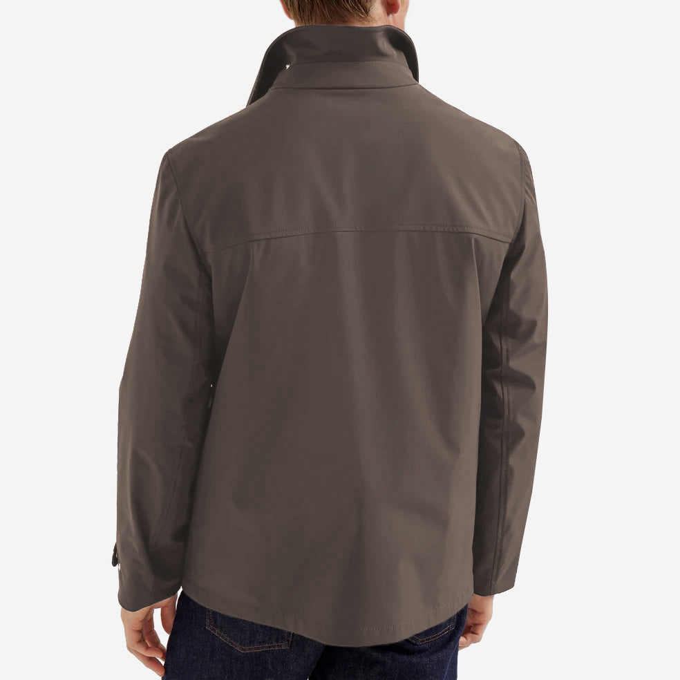 Brunello Cucinelli Stretch Bonded Nylon Field Jacket – ZAP