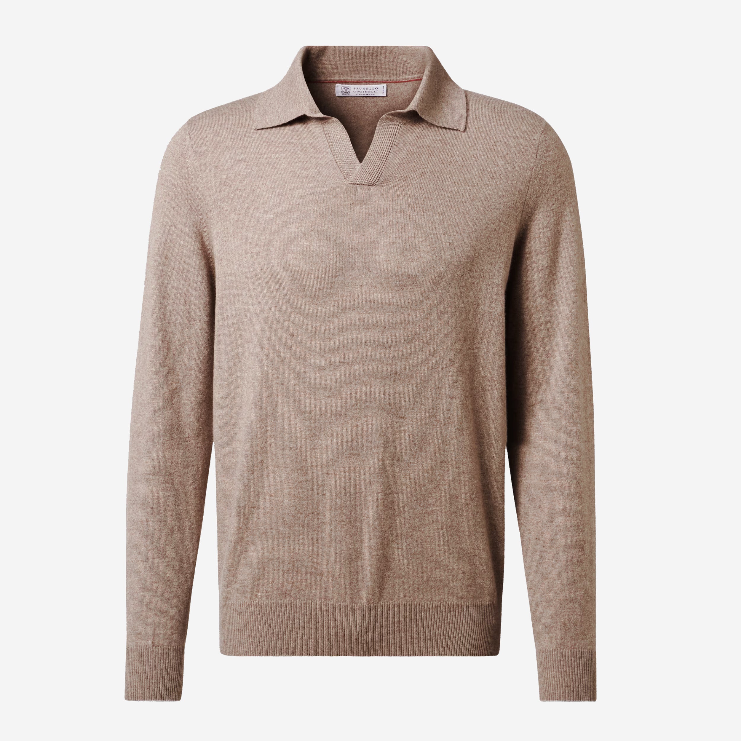 Brunello Cucinelli Cashmere V Neck Collar Knitwear