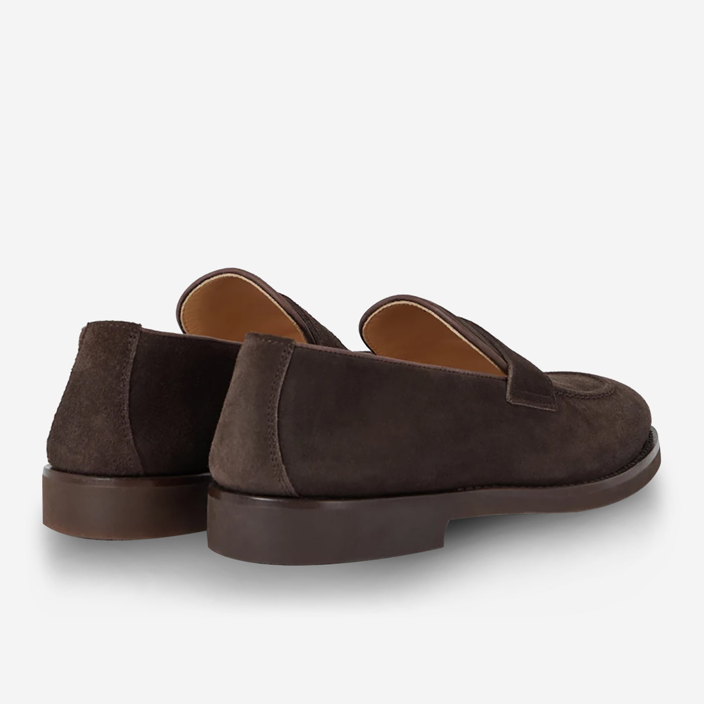 Brunello Cucinelli Suede Penny Loafers