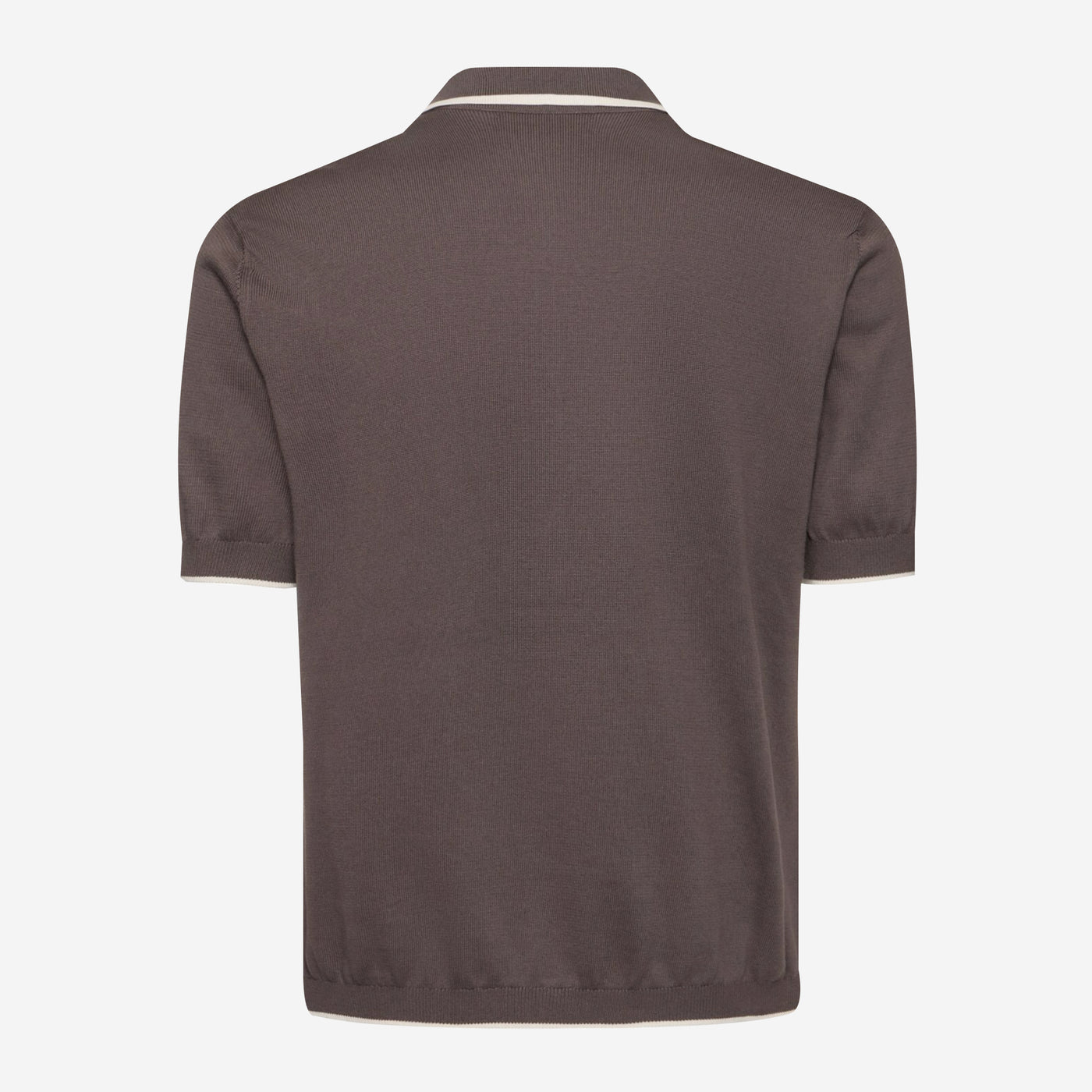 Brunello Cucinelli Jacquard Knit Short Sleeve Shirt