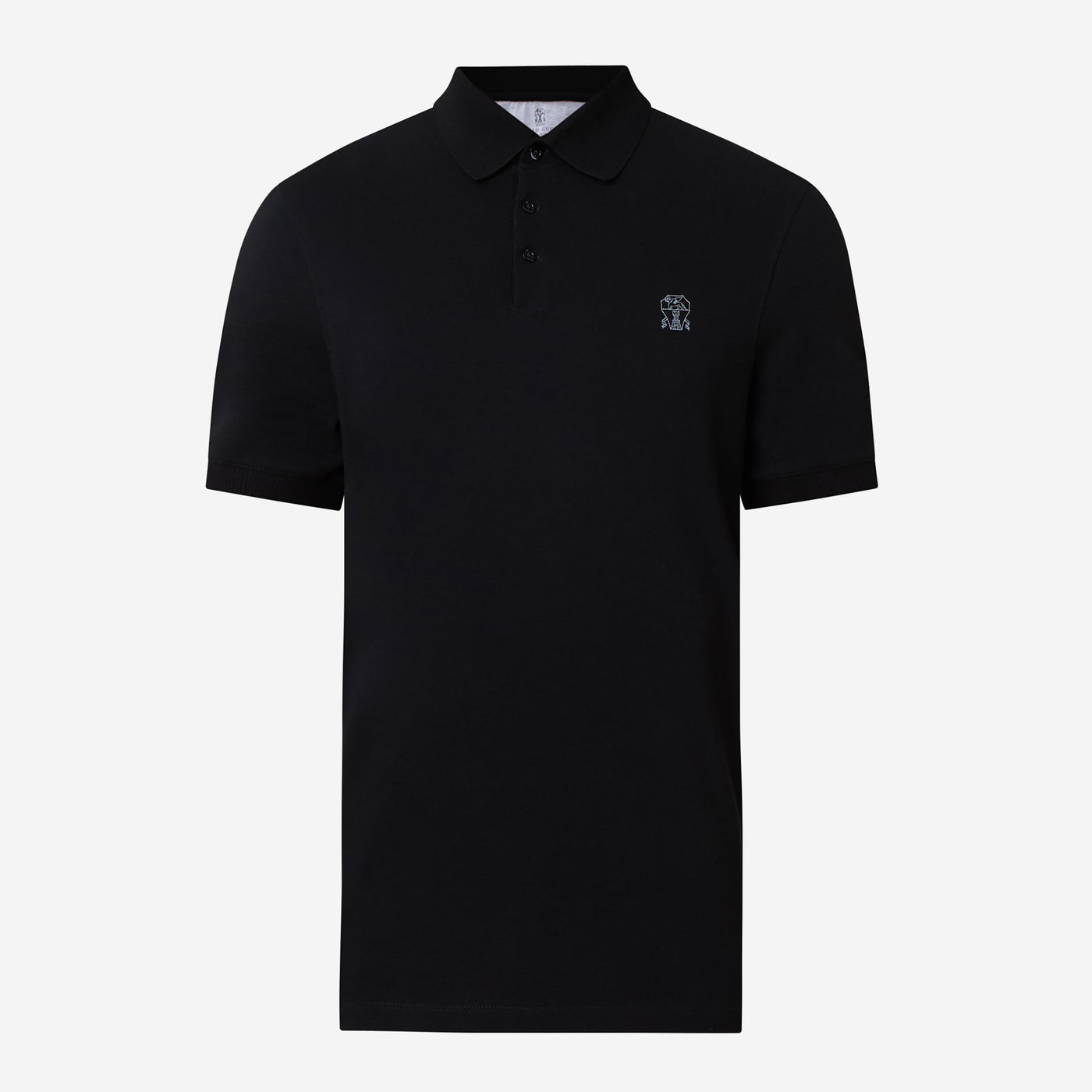Brunello Cucinelli Cotton piqué Logo Polo Shirt