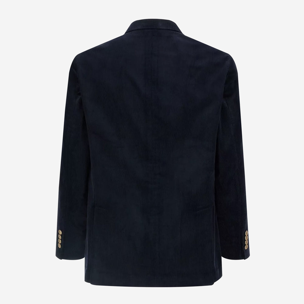 Brunello Cucinelli Double-Breasted Corduroy Blazer – ZAP