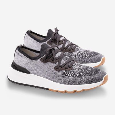 Brunello Cucinelli Cotton Chiné Knit Sneakers