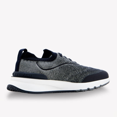 Brunello Cucinelli Techno Cotton Knit Runners Sneaker