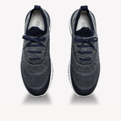 Brunello Cucinelli Techno Cotton Knit Runners Sneaker