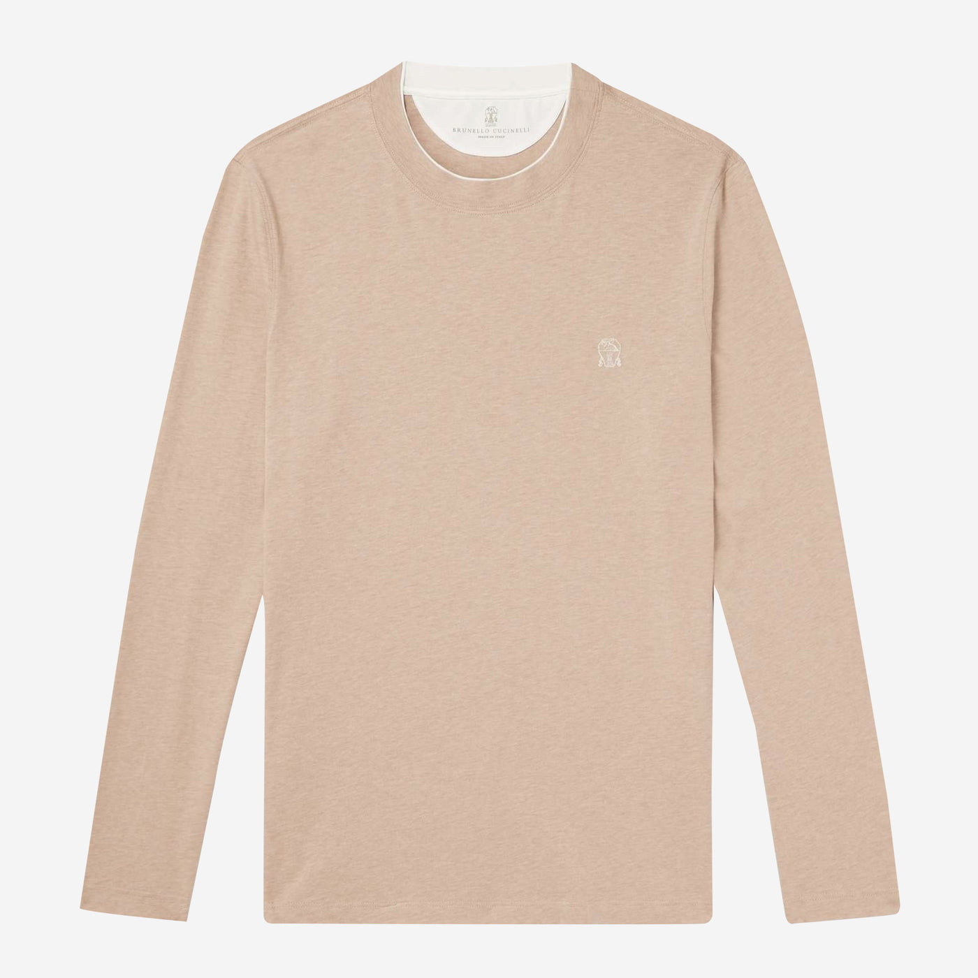 Brunello Cucinelli Long Sleeve Faux-Layering T-Shirt