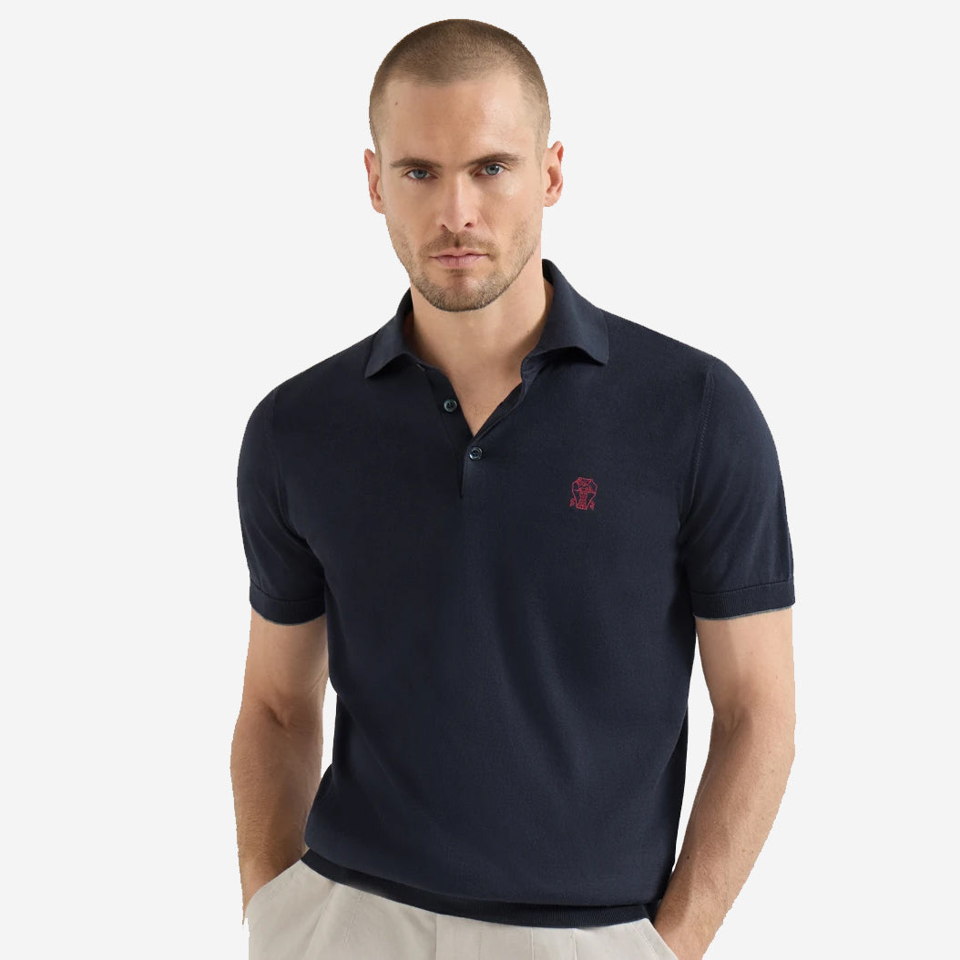 Brunello Cucinelli Cotton Polo Knitwear