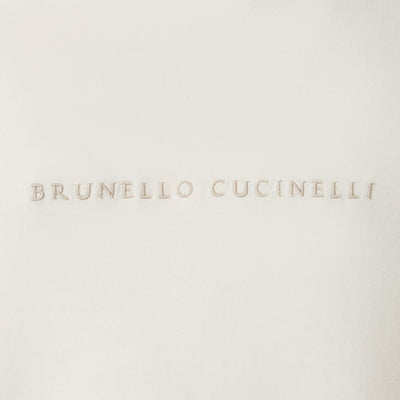 Brunello Cucinelli Embroidered Logo Sweatshirt