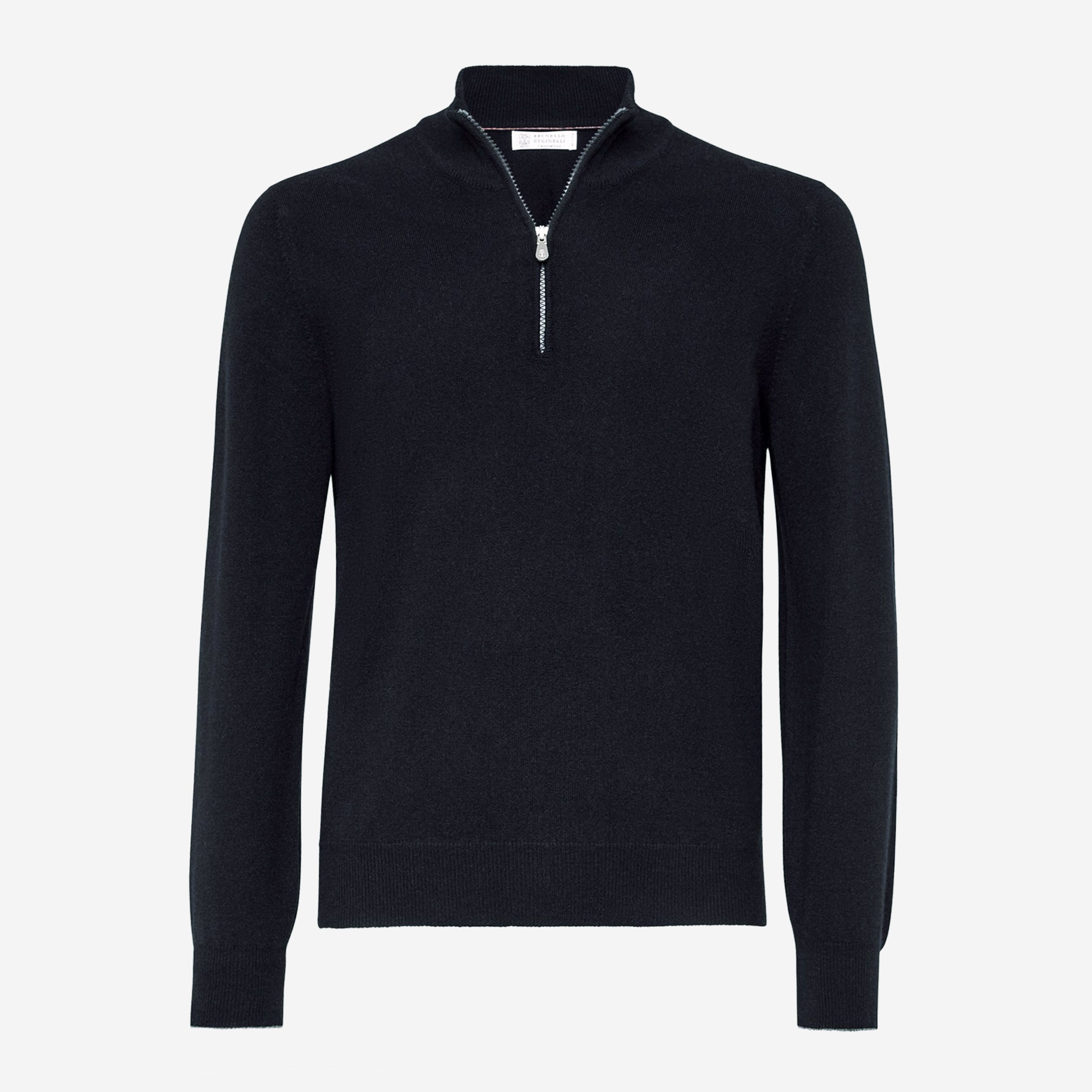 Brunello Cucinelli Cashmere Half Zip Knitwear
