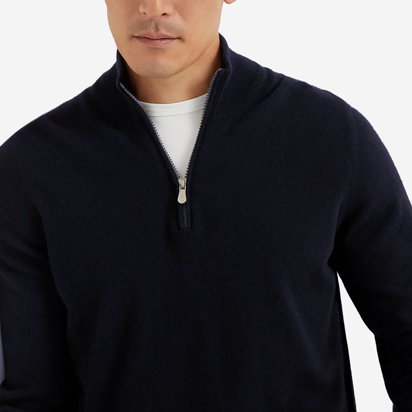 Brunello Cucinelli Cashmere Half Zip Knitwear