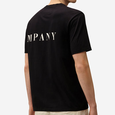C.P. Company 30/1 Jersey Front-Back Logo T-Shirt