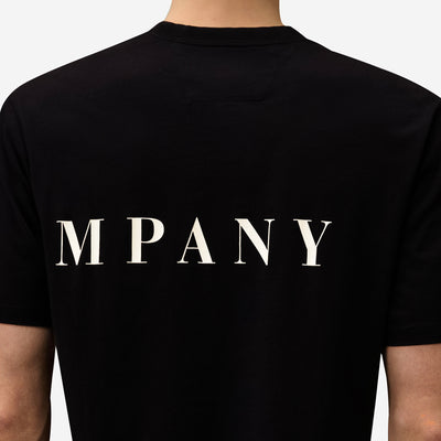 C.P. Company 30/1 Jersey Front-Back Logo T-Shirt