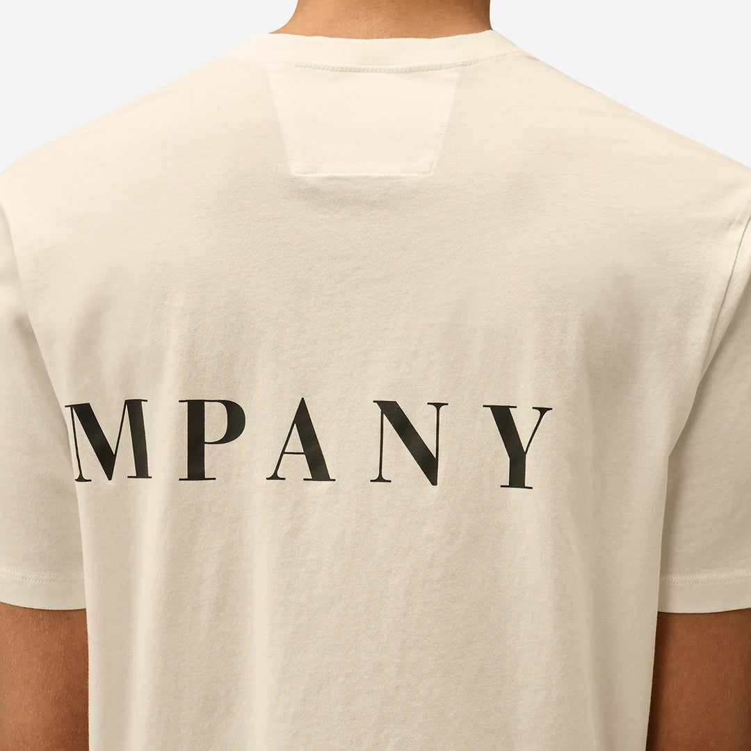 C.P. Company 30/1 Jersey Front-Back Logo T-Shirt – ZAP