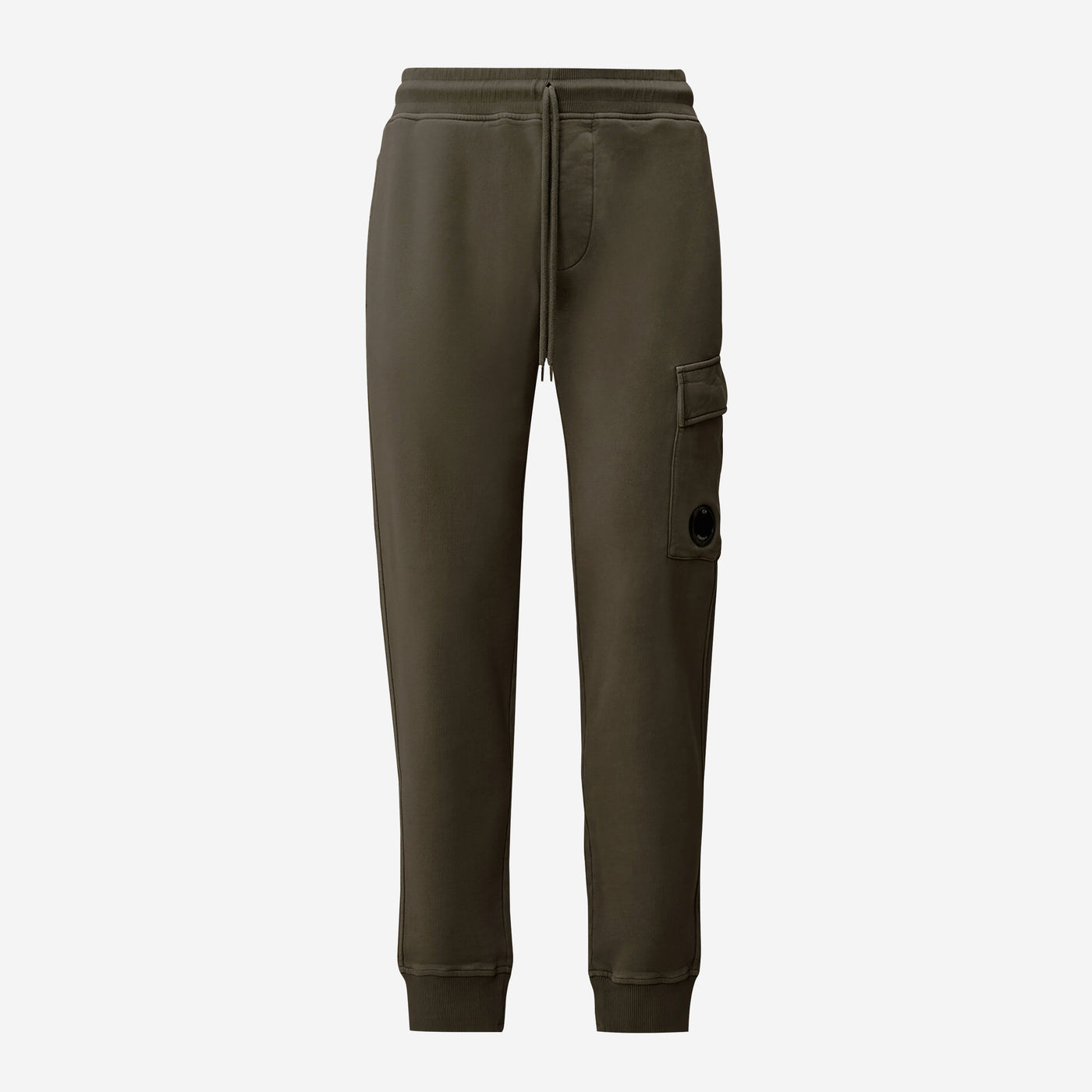 C.P. Company Brushed and Emerized Diagonal Fleece Cargo Lens Sweatpants