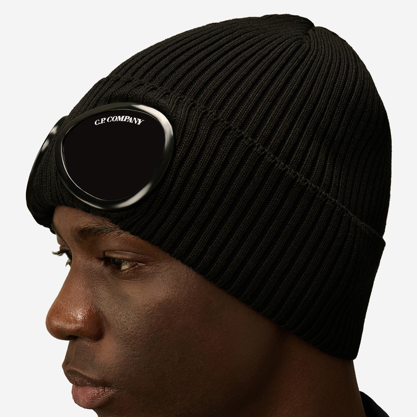 C.P. Company Cotton Goggle Beanie