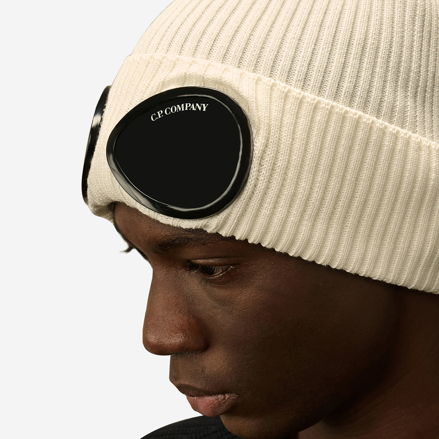 C.P. Company Cotton Goggle Beanie