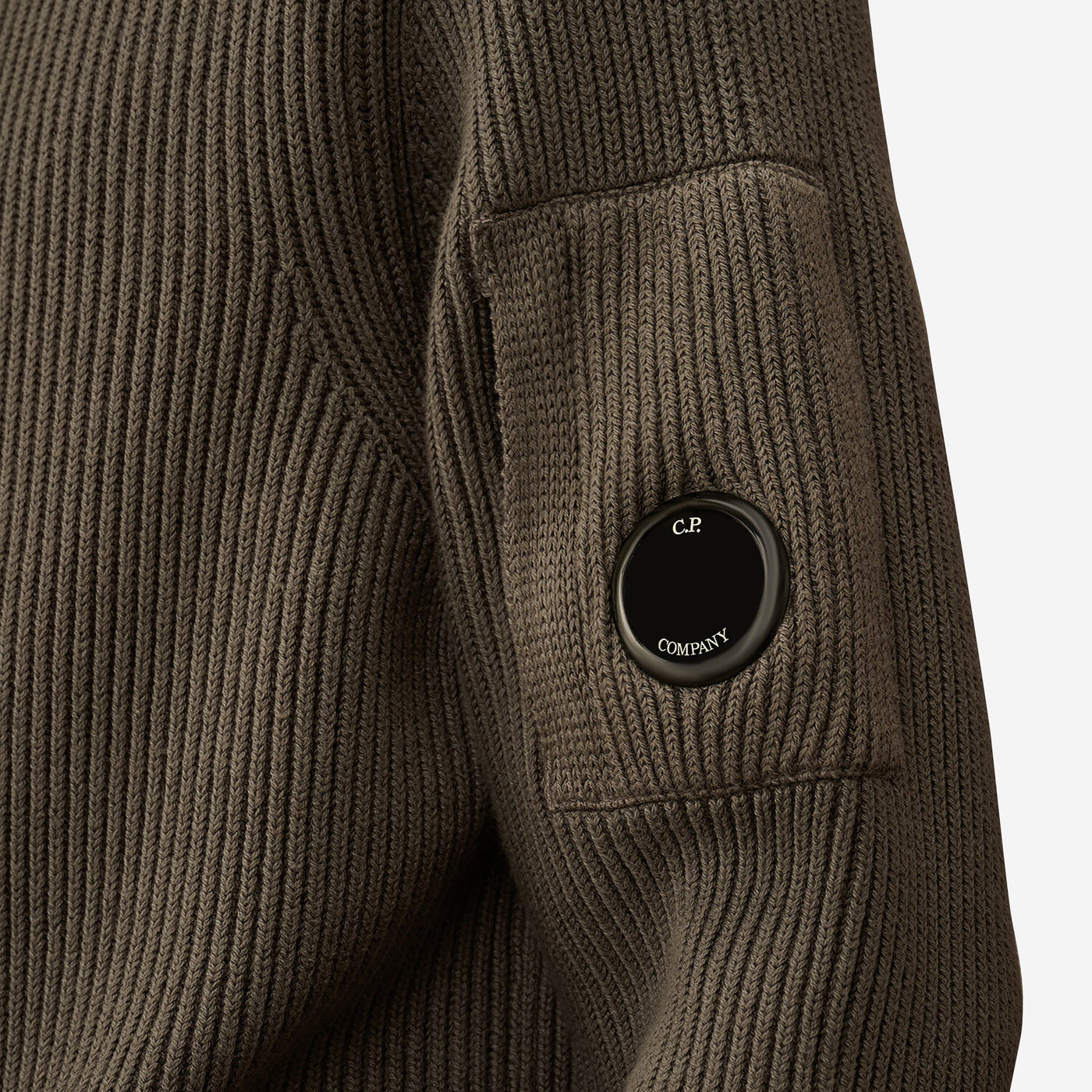 C.P. Company Full Rib Half Button Sweater – ZAP