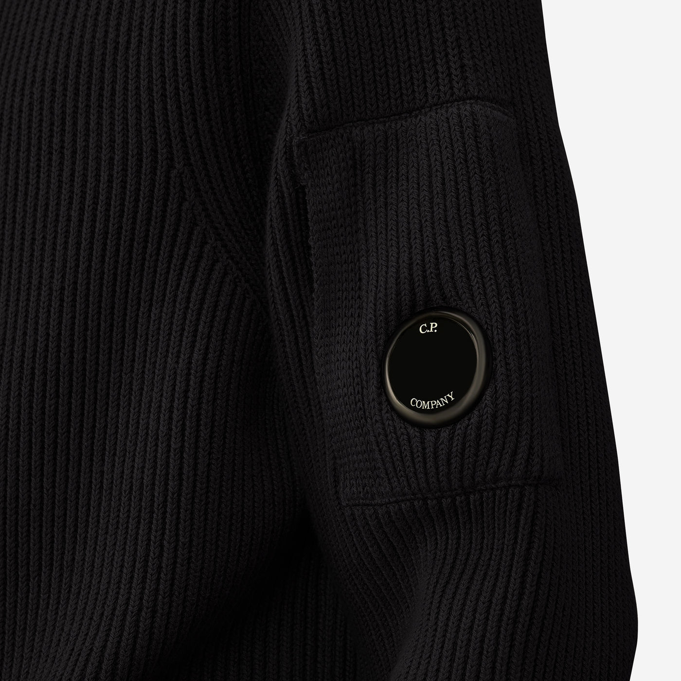 C.P. Company Full Rib Half Button Sweater – ZAP