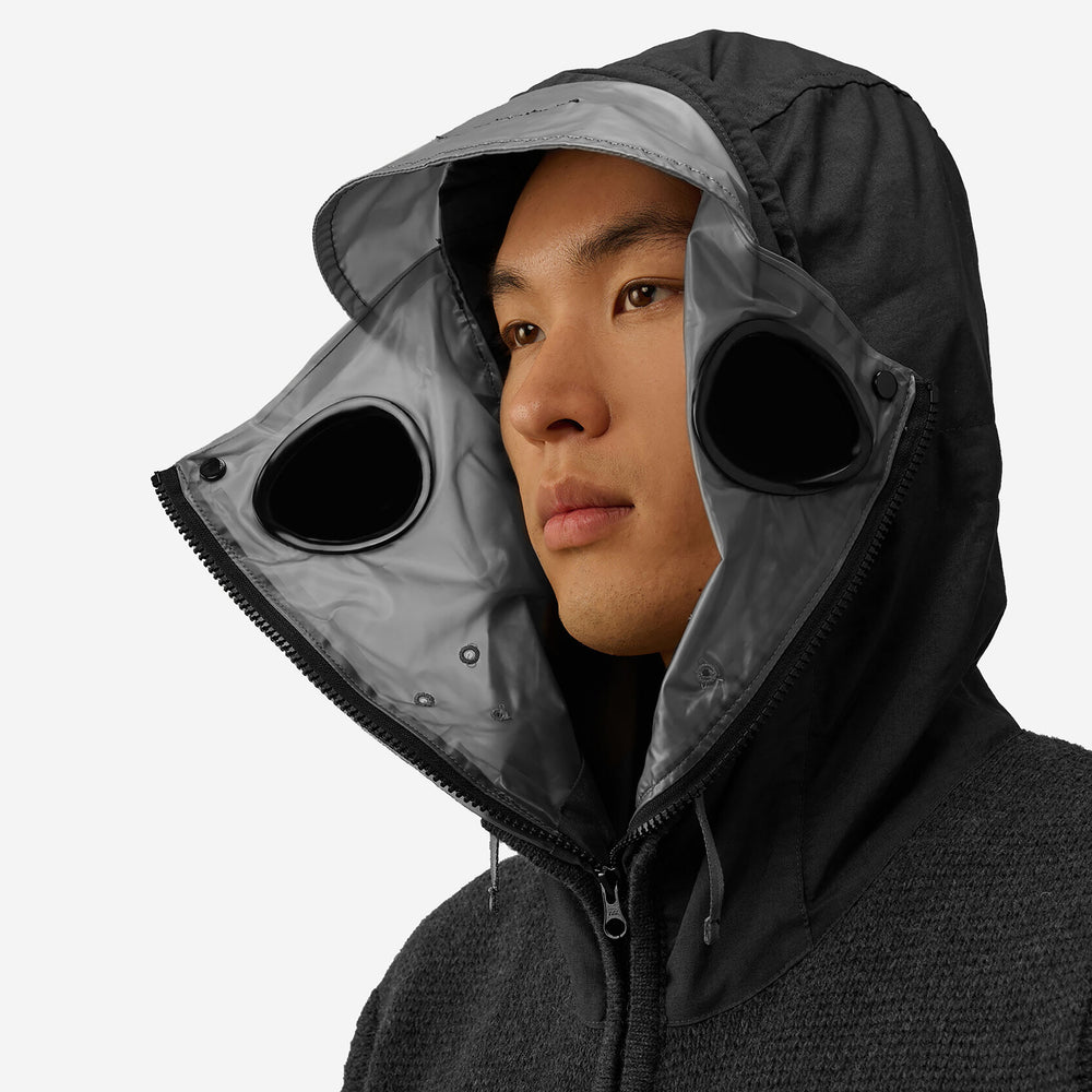 C.P. Company Lambswool Mixed Explorer Hooded Knitwear – ZAP