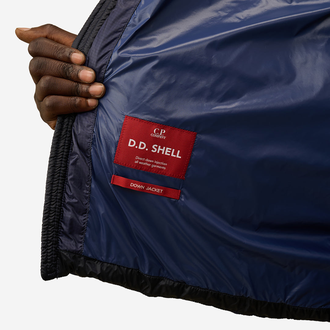 C.P. Company D.D. Shell Hooded Medium Down Jacket – ZAP