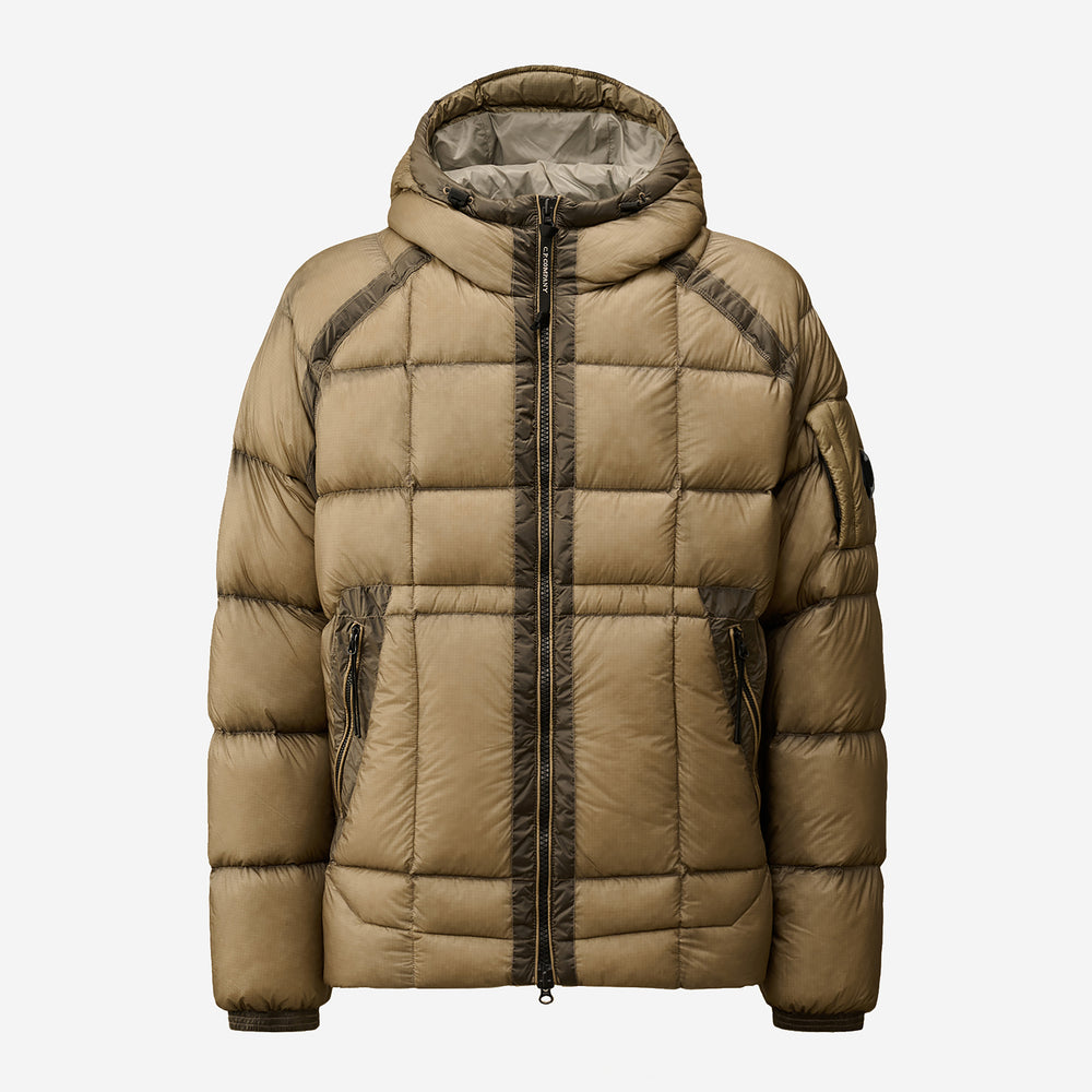 C.P. Company D.D. Shell Hooded Medium Down Jacket – ZAP