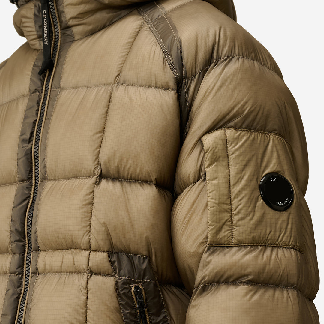 C.P. Company D.D. Shell Hooded Medium Down Jacket – ZAP