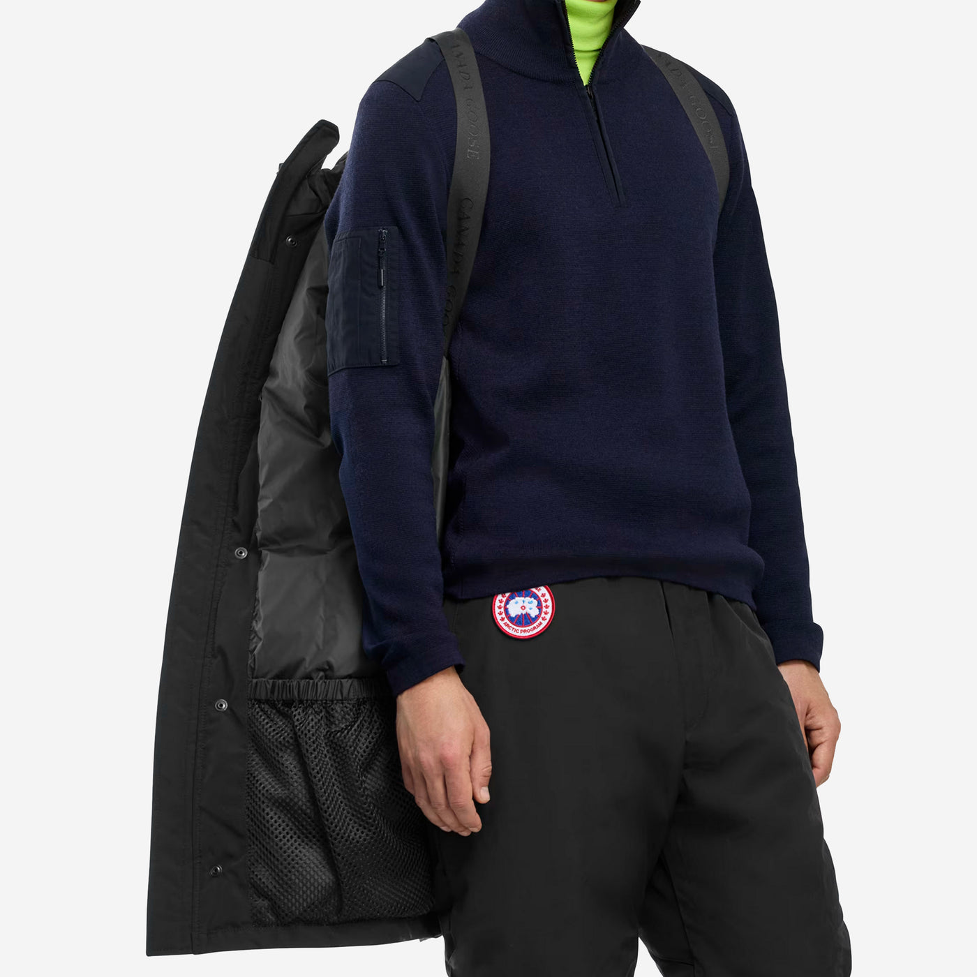 Canada Goose Langford Black Disc Parka Jacket