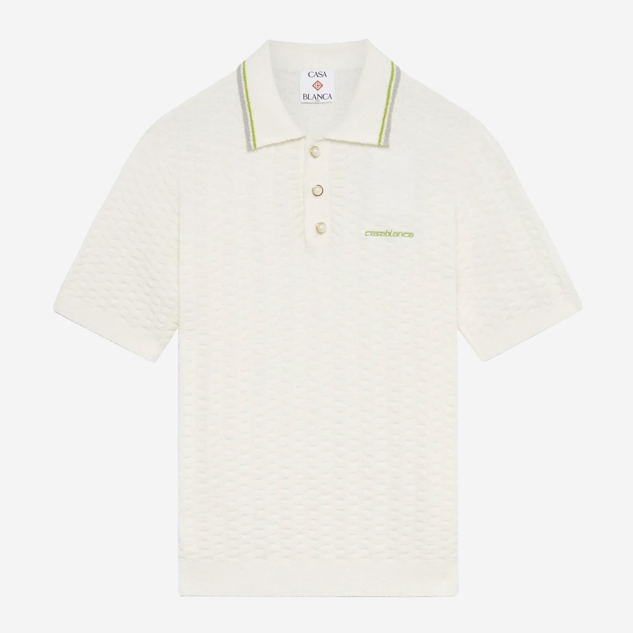 Casablanca Tennis Boucle Polo Shirt