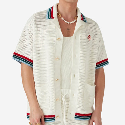 Casablanca Crochet Sporty Shirt
