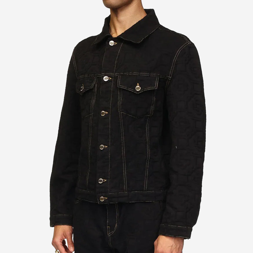 Casablanca Monogram Jacquard Denim Jacket – ZAP