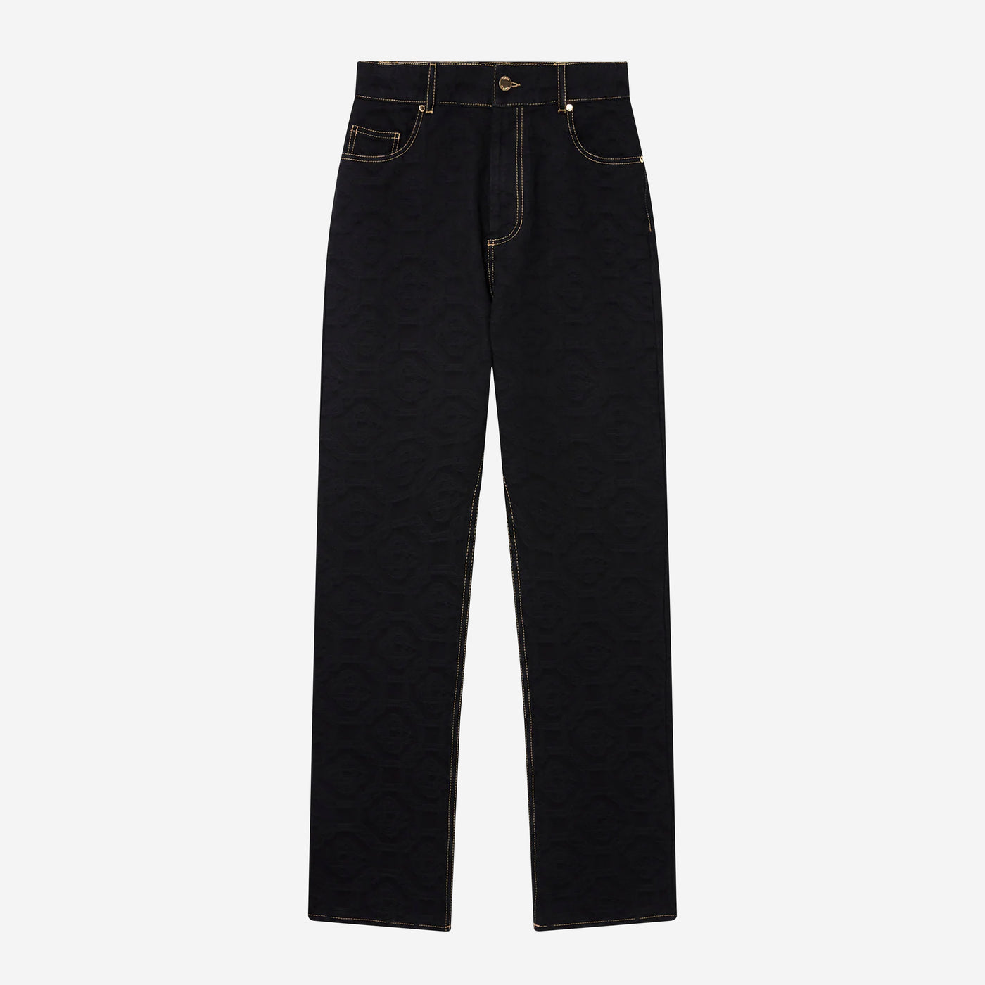 Casablanca Jacquard Denim Jeans