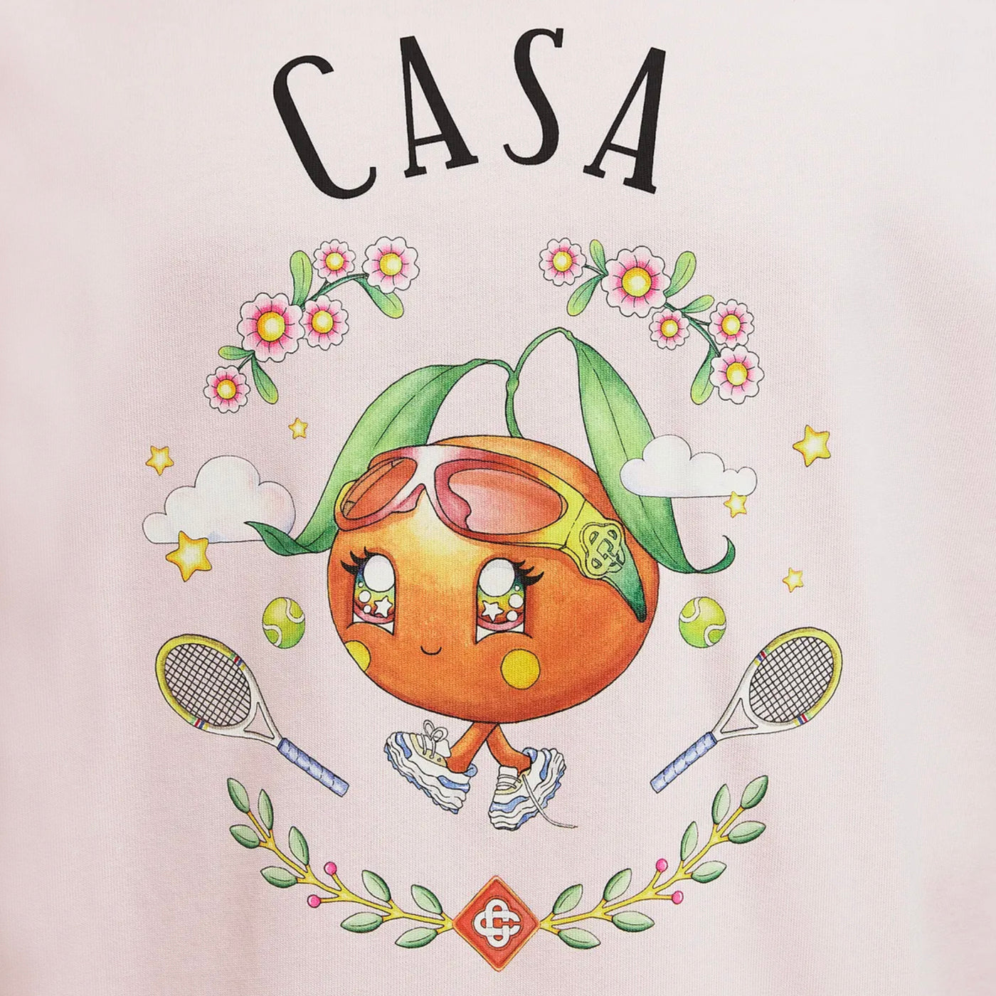 Casablanca Casa Way Mascot Orange T-Shirt