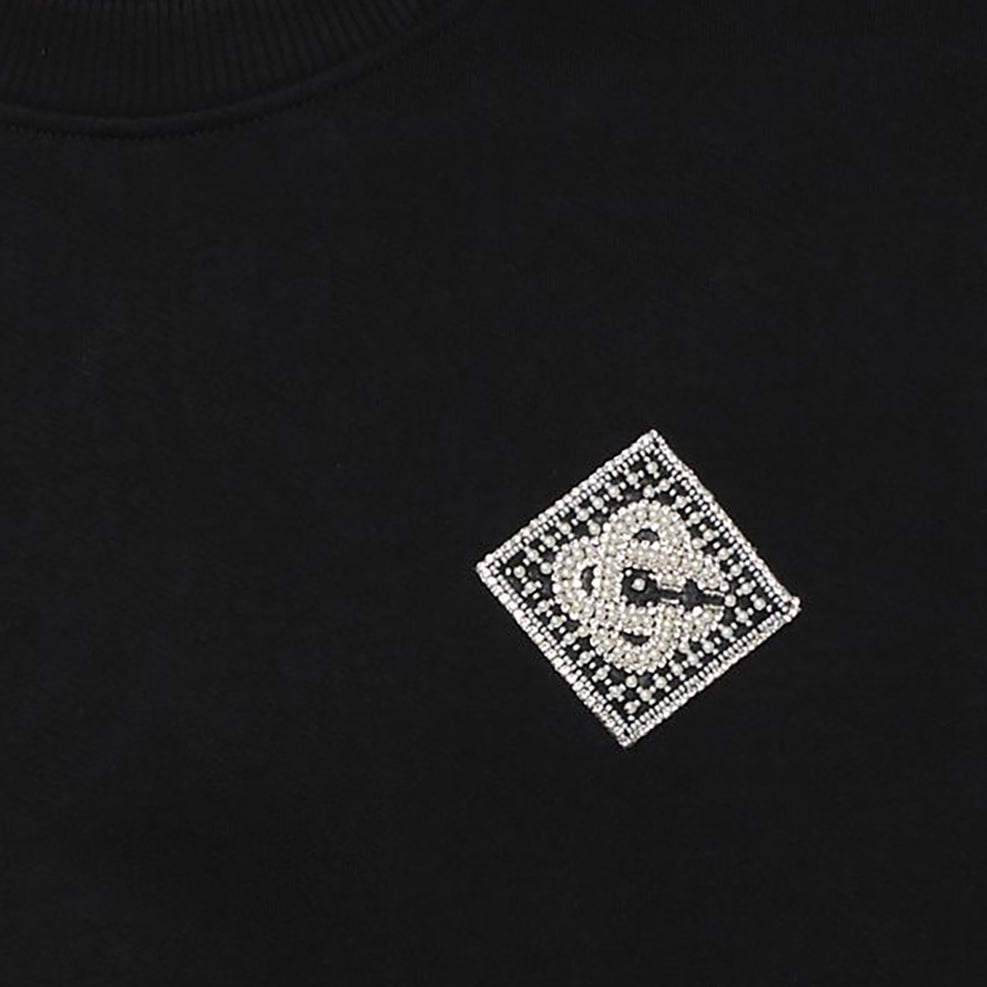 Casablanca Pearl Diamond Patch Sweatshirt – ZAP