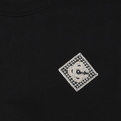 Casablanca Pearl Diamond Patch Sweatshirt