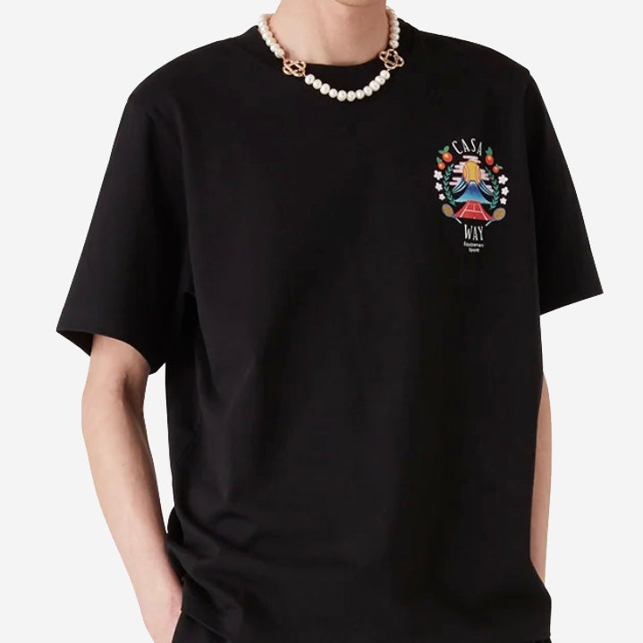Tシャツ・カットソー Casablanca CASA WAY MOUNTAIN\nPRINTED T-SHIRT Casa Way Mountain T-Shirt | Casablanca Paris