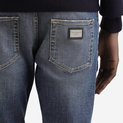 Dolce & Gabbana Light Blue Wash Skinny Stretch Jeans
