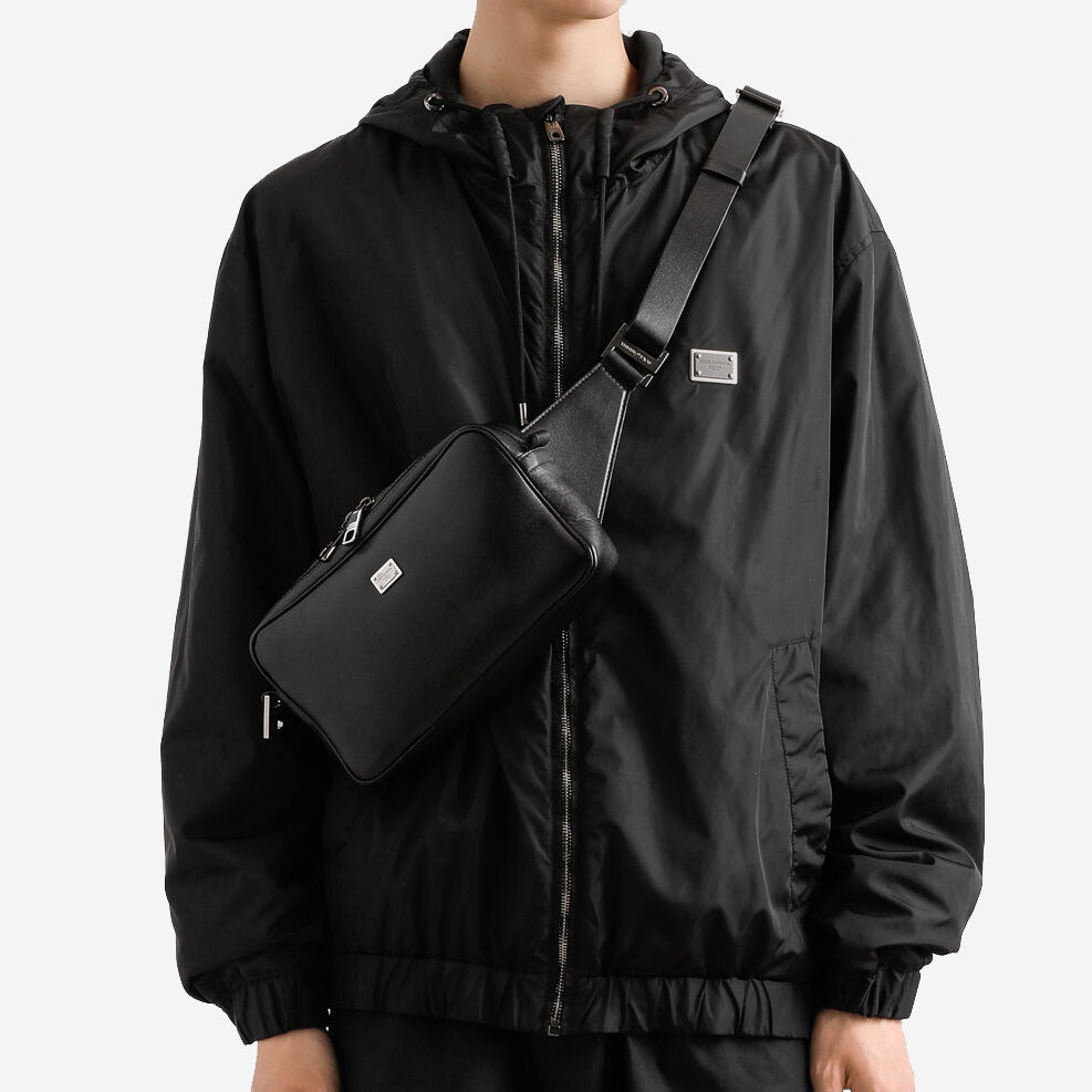 Dolce & Gabbana Calfskin Crossbody Bag