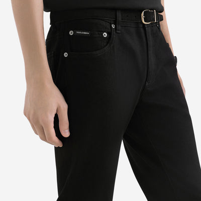 Dolce & Gabbana Heraldic Embroidery Jean