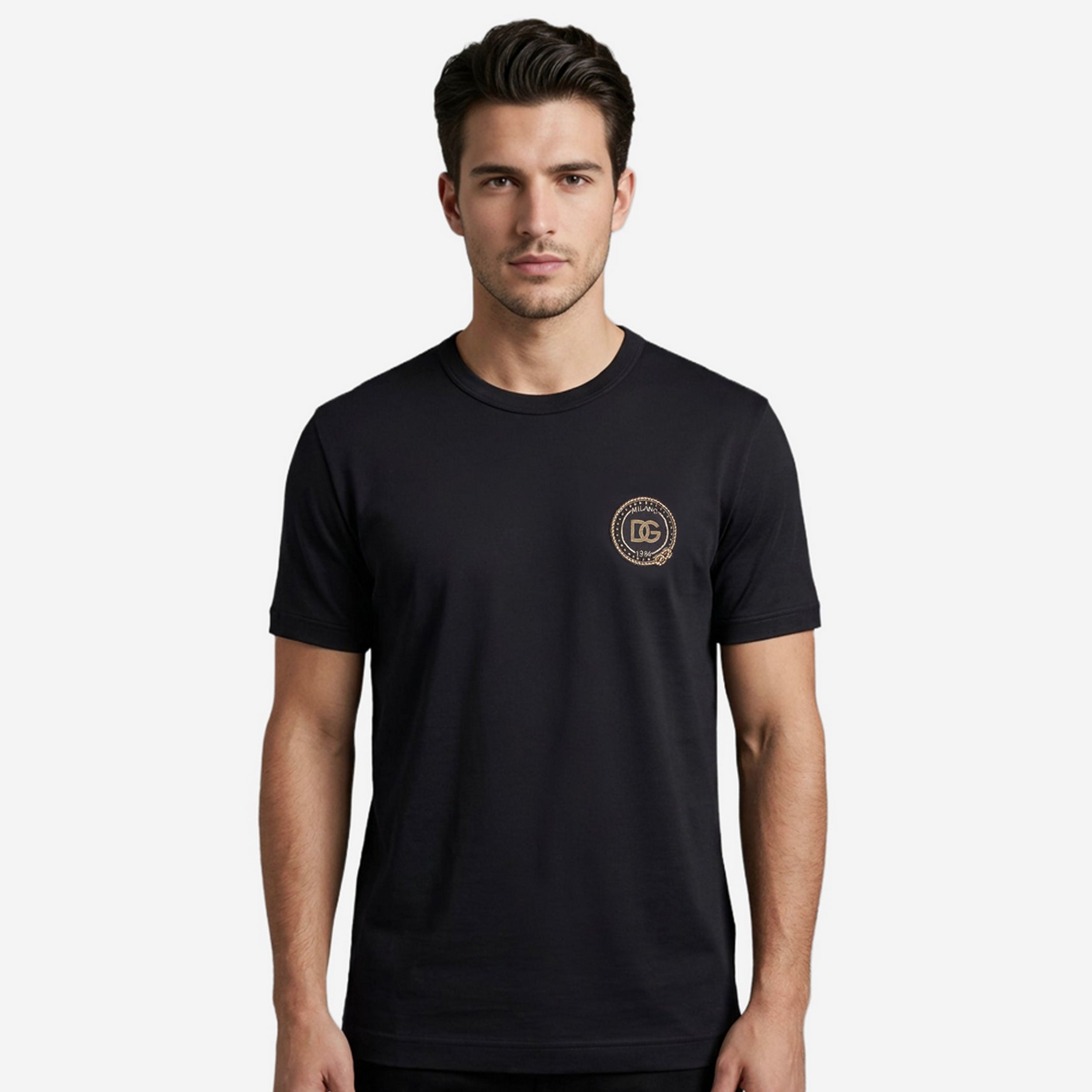 Dolce& Gabbana Patch Embroidered T-Shirt